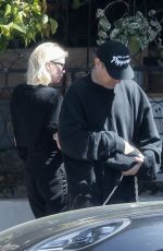 STELLA MAXWELL Out for Lunch with a Friend at Little Dom