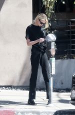STELLA MAXWELL Out for Lunch with a Friend at Little Dom