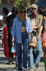 SUKI WTAERHOUSE Arrives at Revolve Party at Coachella 2023 Music Festival in Indio 04/15/2023