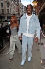 TANYA MANHENGA Arrives at PrettyLittleThing Showroom Launch in London 04/12/2023