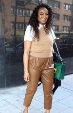 TATYANA ALI Arrives at Good Day New York 04/04/2023