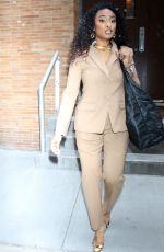 TATYANA ALI Leaves Tamron Hall Show in New York 04/05/2023