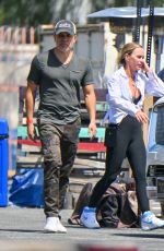 TEDDI MELLENCAMP and Edwin Arroyave Leaves a Restaurant in Encino 04/23/2023 