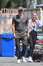 TEDDI MELLENCAMP and Edwin Arroyave Leaves a Restaurant in Encino 04/23/2023 