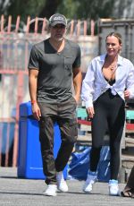 TEDDI MELLENCAMP and Edwin Arroyave Leaves a Restaurant in Encino 04/23/2023 