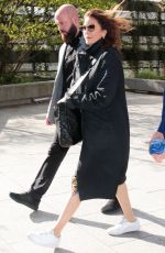 TERI HATCHER Arrives at Her Hotel in Paris 04/16/2023