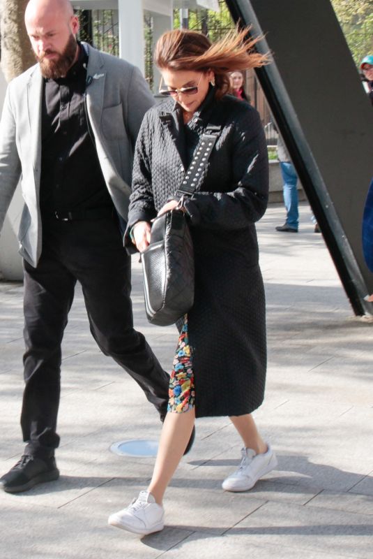 TERI HATCHER Arrives at Her Hotel in Paris 04/16/2023
