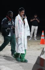 TEYANA TAYLOR Arrives at Neon Carnival Party at Coachella 2023 Music Festival in Indio 04/15/2023