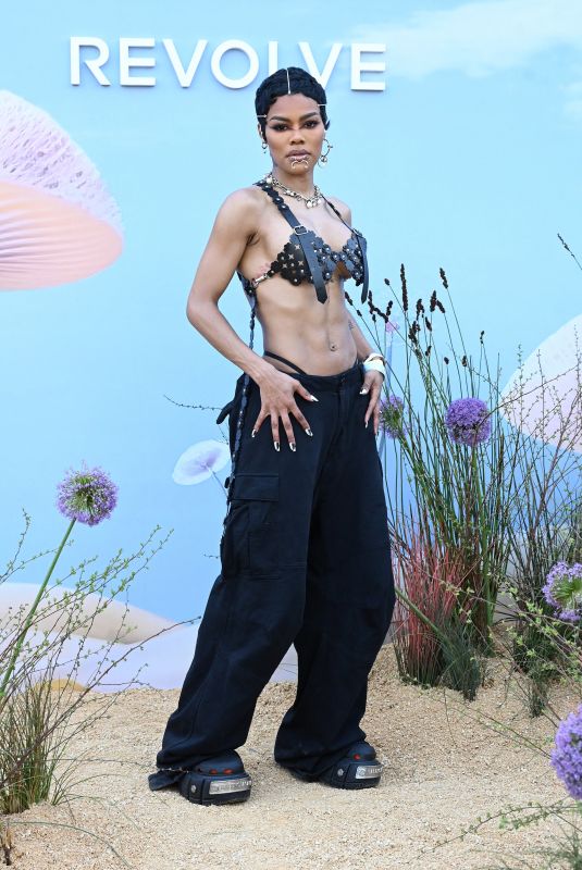 TEYANA TAYLOR at Revolve Festival in Thermal 04/16/2023