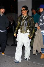 TEYANA TAYLOR Leaves Hennessy Kim Jong Event in New York 04/26/2023