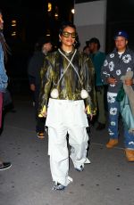 TEYANA TAYLOR Leaves Hennessy Kim Jong Event in New York 04/26/2023