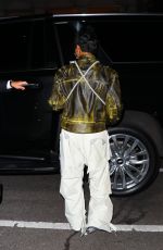 TEYANA TAYLOR Leaves Hennessy Kim Jong Event in New York 04/26/2023