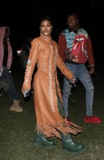 TEYANA TAYLOR Night Out at 2023 Coachella Valley Music and Arts Festival in Indio 04/14/2023