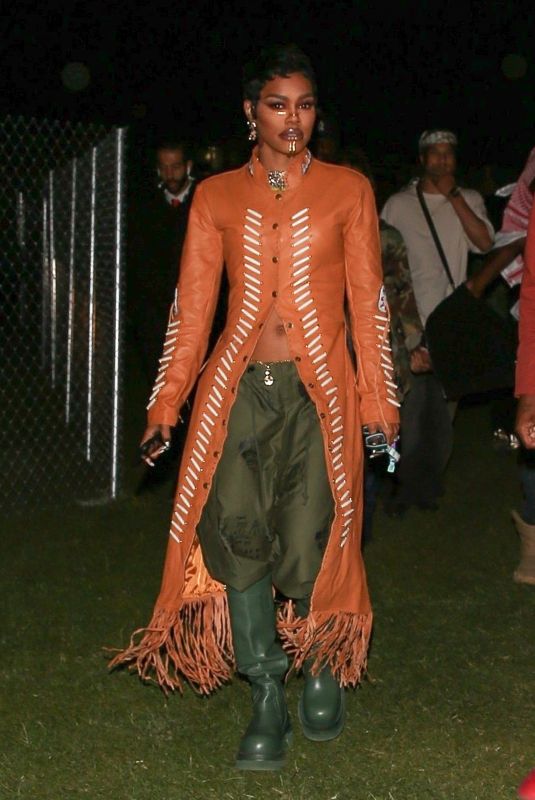 TEYANA TAYLOR Night Out at 2023 Coachella Valley Music and Arts Festival in Indio 04/14/2023