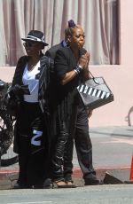TICHINA ARNLD Arrives at Martin Lawrence