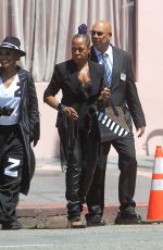 TICHINA ARNLD Arrives at Martin Lawrence