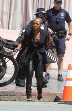 TICHINA ARNLD Arrives at Martin Lawrence