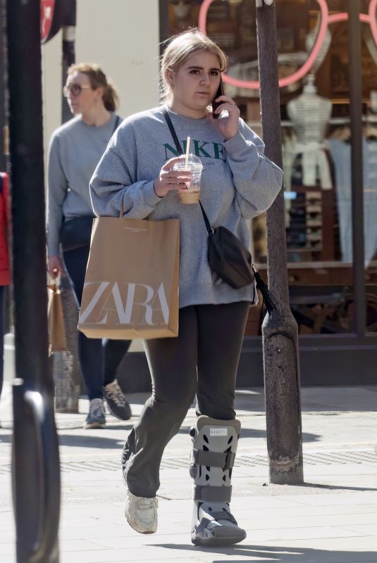 TILLY RAMSAY Out at Kings Road in Chelsea 04/06/2023