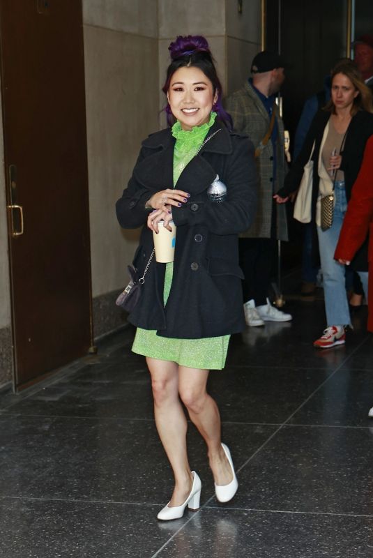TRICIA FUKUHARA Leaves Today Show in New York 04/03/2023