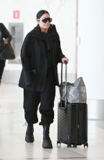 VANESSA HUDGENS Arrives at Laguardia Airport in New York 04/11/2023