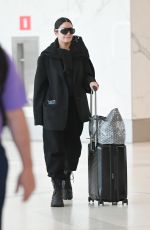 VANESSA HUDGENS Arrives at Laguardia Airport in New York 04/11/2023