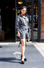 VANESSA HUDGENS Heading to Drew Barrymore Show in New York 04/11/2023