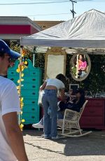 VICTORIA JUSTICE Shopping at Flea Market in Los Angeles 04/02/2023