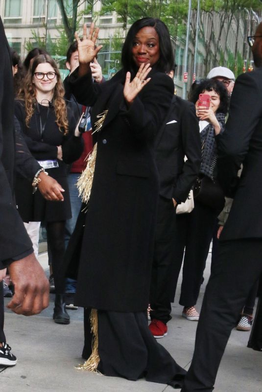 VIOLA DAVIS Arrives at 48th Chaplin Awards in New York 04/24/2023