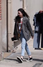 WHITNEY CUMMINGS Arrives at Jimmy Kimmel Live! in Hollywood 04/20/2023