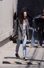 WHITNEY CUMMINGS Arrives at Jimmy Kimmel Live! in Hollywood 04/20/2023