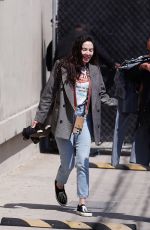 WHITNEY CUMMINGS Arrives at Jimmy Kimmel Live! in Hollywood 04/20/2023