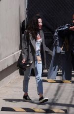 WHITNEY CUMMINGS Arrives at Jimmy Kimmel Live! in Hollywood 04/20/2023
