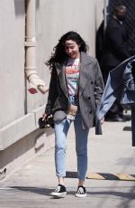 WHITNEY CUMMINGS Arrives at Jimmy Kimmel Live! in Hollywood 04/20/2023