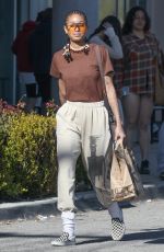 WILLOW SMITH Out for Grocery Shopping at Erewhon Market in Calabasas 04/03/2023
