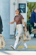 WILLOW SMITH Out for Grocery Shopping at Erewhon Market in Calabasas 04/03/2023