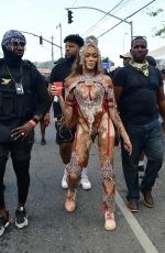 WINNIE HARLOW at Yard Mas and Xodus Carnival in Jamaica 04/16/2023