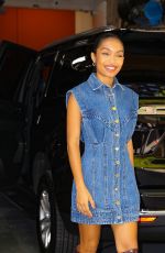 YARA SHAHIDID Arrives at Live with Kelly and Mark Studios in New York 04/25/2023