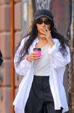 ZOE KRAVITZ Out with a Friend in New York 04/21/2023