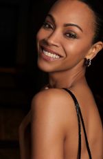 ZOE SALDANA for Harper