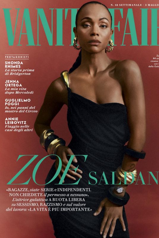 ZOE SALDANA in Vanity Fair Italy, May 2023