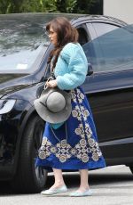 ZOOEY DESCHANEL Heading Home After Lunch in West Hollywood 04/14/2023