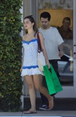 ADDISON RAE and Fedi Leaves Bottega Veneta in Los Angeles 05/07/2023