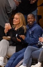 ADELE and Rich Paul at Lakers Playoff Game in Los Angeles 05/20/2023