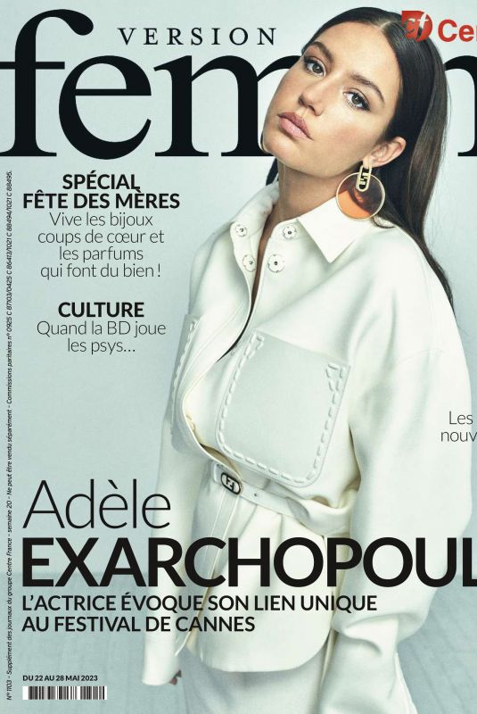 ADELE EXARCHOPOULOS in Version Femina Magazine, May 2023