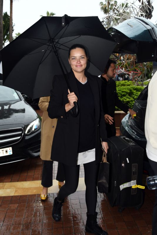 ADRIANA LIMA Arrives at Majestic Hotel in Cannes 05/20/2023