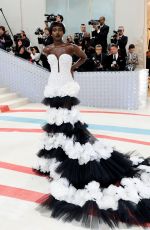 ADUT AKECH at 2023 Met Gala Celebrating Karl Lagerfeld: A Line of Beauty in New York 05/01/2023