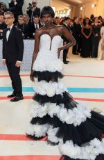 ADUT AKECH at 2023 Met Gala Celebrating Karl Lagerfeld: A Line of Beauty in New York 05/01/2023