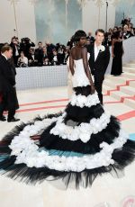 ADUT AKECH at 2023 Met Gala Celebrating Karl Lagerfeld: A Line of Beauty in New York 05/01/2023