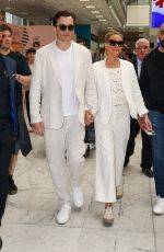 AIMEE MULLINS and Rupert Friend Arrives at Nice Airport 05/20/2023