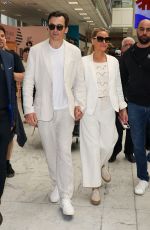 AIMEE MULLINS and Rupert Friend Arrives at Nice Airport 05/20/2023